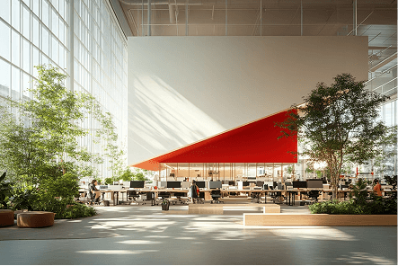 Sustainability and Style: The Eco-friendly Design of DBS Workspace Offices
